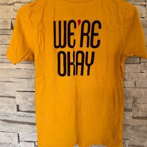 Sugarhigh Lovestoned We’re OK Women’s Yellow T-Shirt Graphic Tee